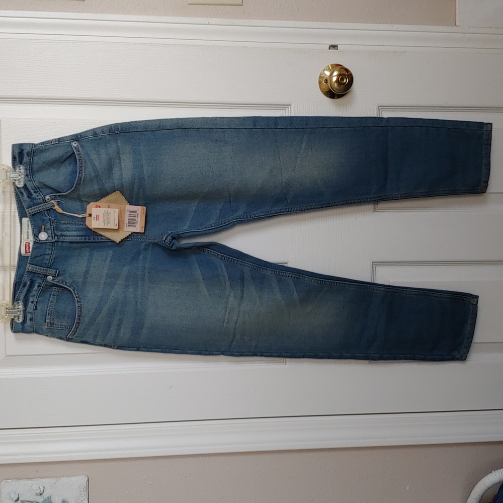 New Boys 16 Levi's skinny slouch soft denim sweatpants